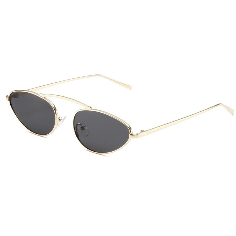 New Metal Sharp-angled Cat Eye Style Trendy Personalized Sunglasses Fashionable Sunglasses For Women 407