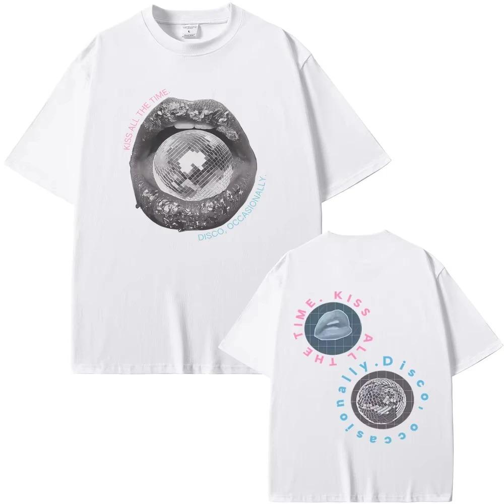 Kiss All The Time Disco Occasionally Album Graphic TShirt Unisex Fashion Casual Tee High Quality Pure Cotton Tshirt