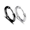 Unisex Fashion Concise Circle Anti-Allergy Earrings