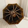 1PC spider web mandala Umbrella-9-Rib Reinforced, Automatic Open, Lightweight & Durable, Cute Fashion Accessory for Outdoor-P0702