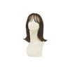 BACKYARD FAMILY Priscilla Hat Wig, Relaxed Bob with Outward Curls, BO-04, TDB/Heat-Resistant Dark Brown
