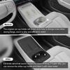For Xpeng P7+ Anti-Slip Pad With Cup Holder Car Silicone Wireless Phone Anti Dirt Mat Interior Accessories Black