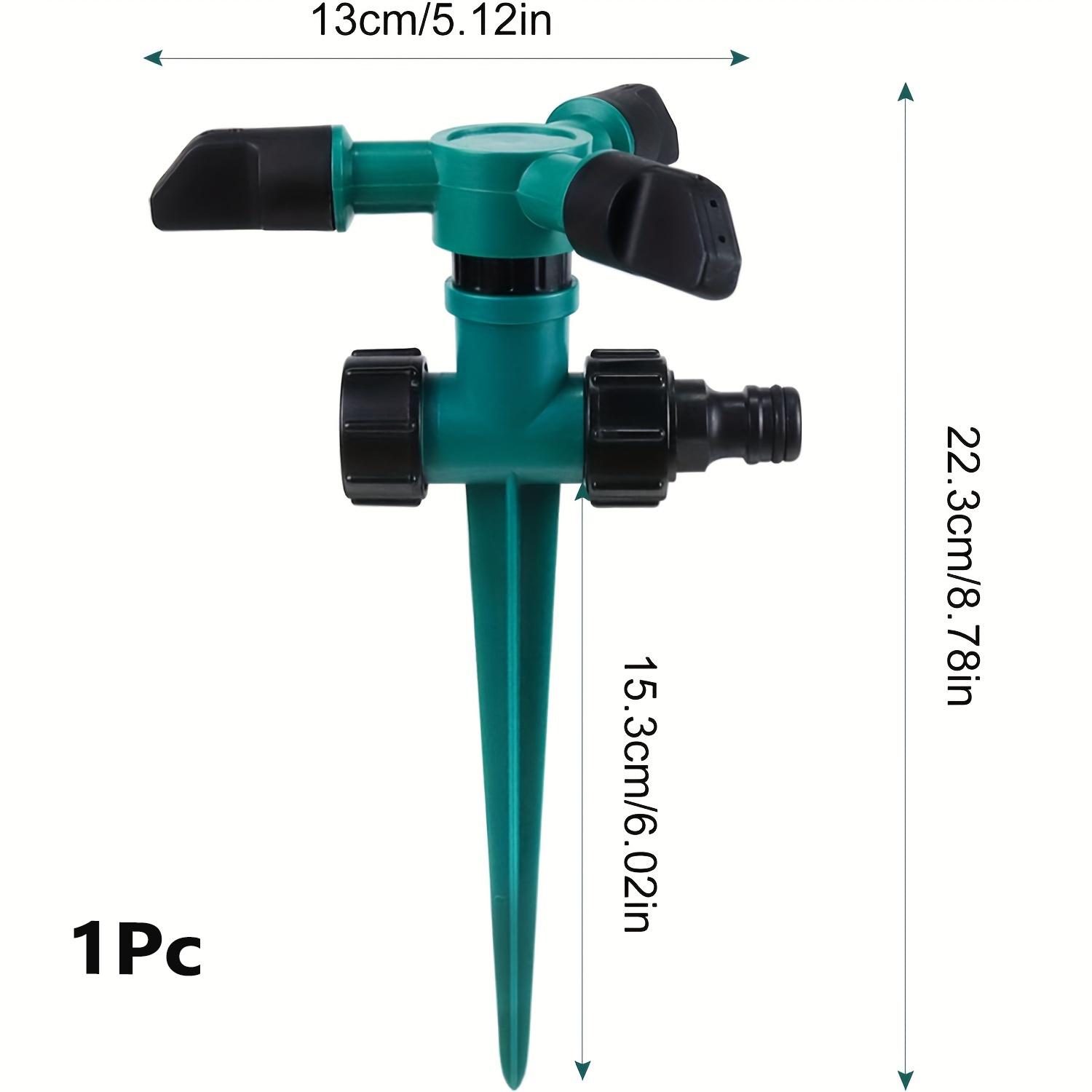 

4шт автоматический вращающийся на 360 ° садовый газонный дождеватель с тремя вилками головка дождевателя садовый дождеватель вращающийся газонный дождеватель для двора