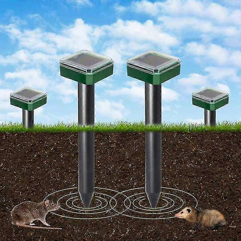 Solar Ultrasonic Snake Repellent - 6100 sq ft, Eco-Friendly, Outdoor Protection