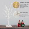 4PC 60CM Birch Tree Lights with Adjustable Branches, Battery Powered LED Tree Lamp for Christmas, Party, Bedroom & Outdoor Decor