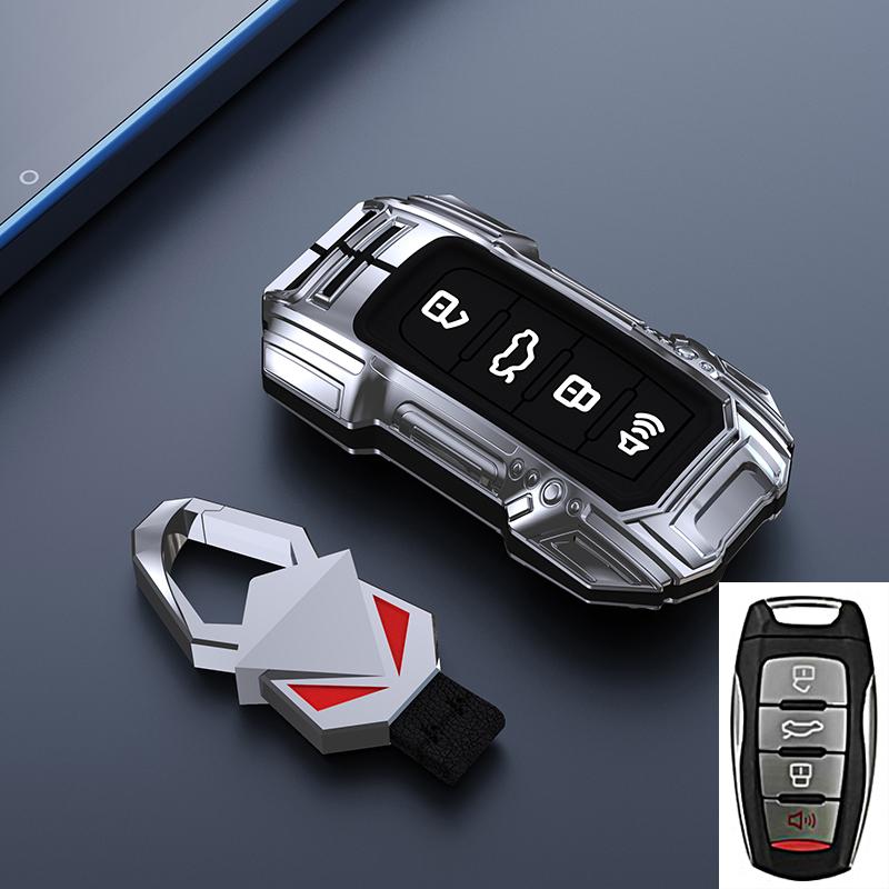 

New Car Key Case Cover Shell Bag For The GWM HAVAL H6 M6 ORA Good Cat White Cat IQ Car-Styling Holder Shell Keychain Protection