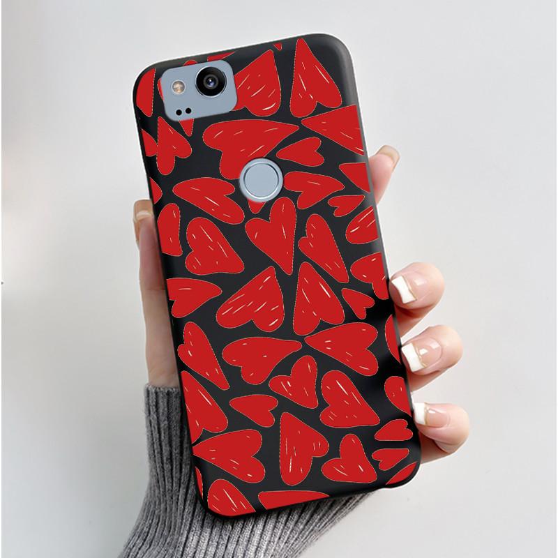 Matte Case For Google Pixel2 Pixel 2 XL Phone Cover for Google Pixel 2 XL 2XL Luxury Cute Cool Soft Silicone TPU Cases Bumper
