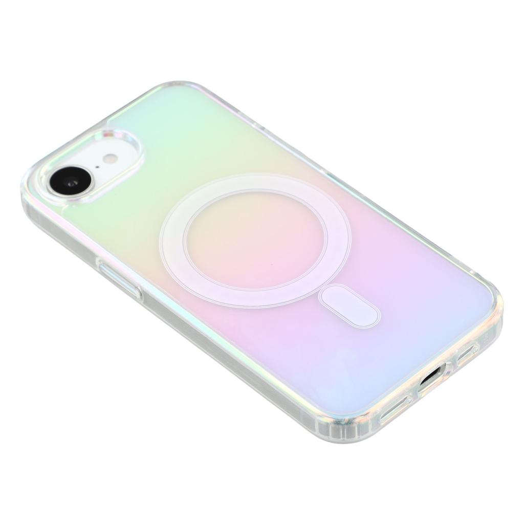 Für iPhone 16e Hülle Kompatibel mit MagSafe Acryl+TPU Farbverlauf Handyhülle