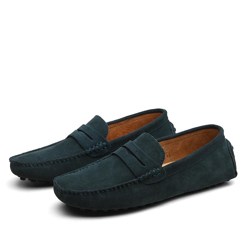 Fashion Handmade New Men Shoes Genuine Leather Mens Loafers Moccasins Slip On Men's Flats Male Driving Shoes All-match Men Casual Shoes