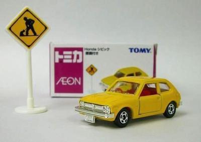 TOMY Tomica Honda Civic with Sign [AEON Original]