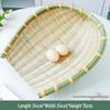 Bamboo Woven Kitchen Basket Set: Winnowing Basket, Fruit Basket, Snack Plate, Steamed Bun Mold, Sieve, Vegetable Washing Basket.