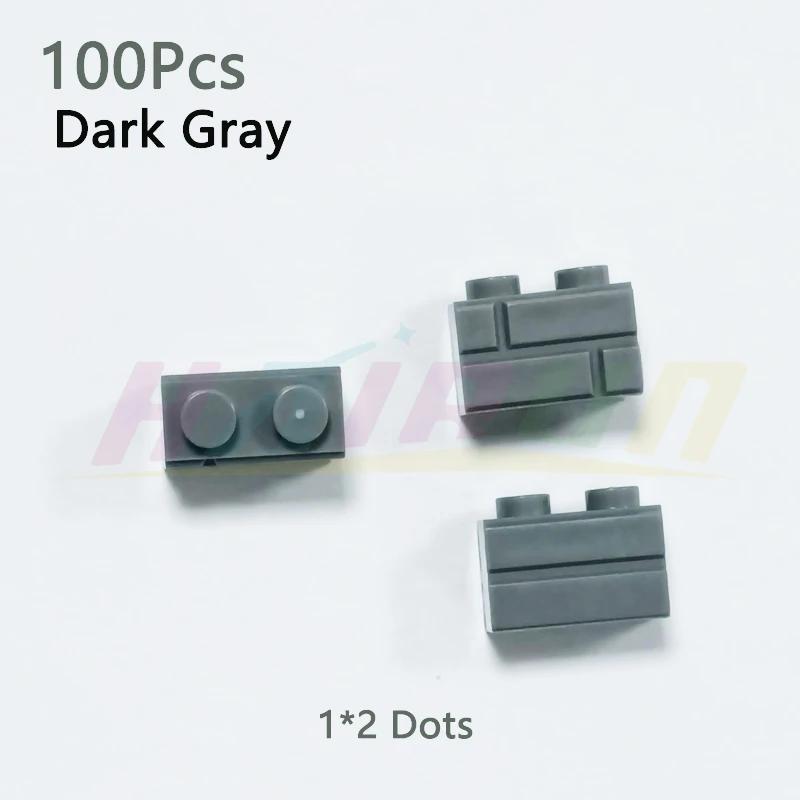 100Pcs Building Block Simulation City Wall Brick Building Block Model Building Accessories Castle Construction Children S Toys