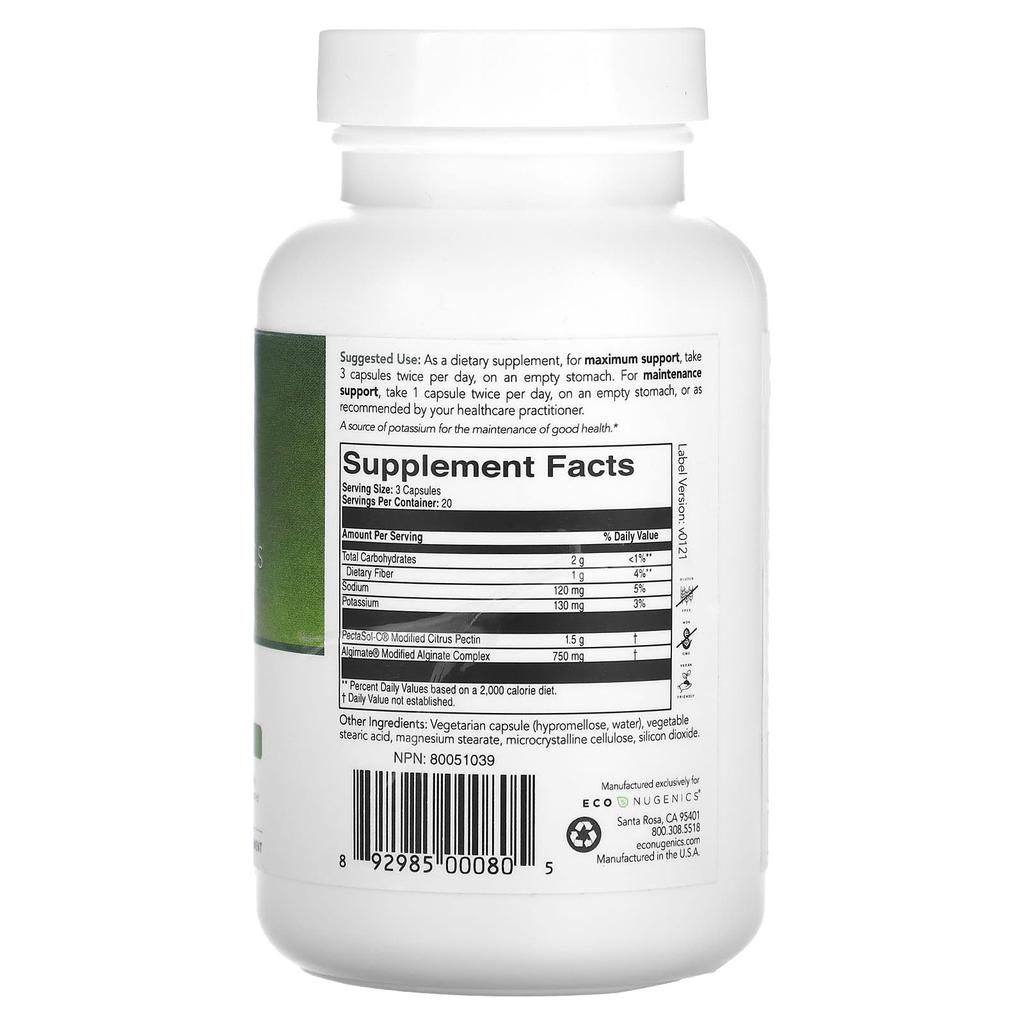 Pectaclear, Entgiftung von Schwermetallen, 60 Veggie-Kapseln