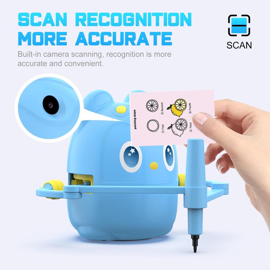 Cross-border Smart Painting & Scanning Robot for Kids - Educational Growth Drawing Toy