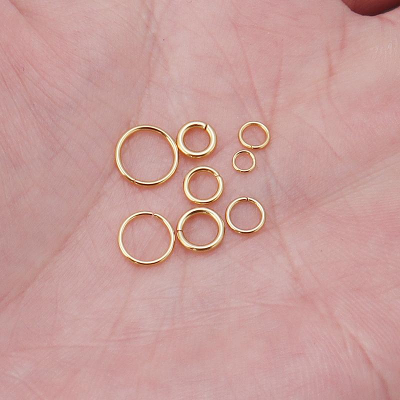 Louleur Hochwertige Edelstahl Sprengringe Verbindungsringe Für DIY Schmuckherstellung Zubehör Großhandel