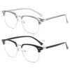 Fashion Unisex Korean Anti Radiation Classical Glasses for Women Men Metal Retro Eyeglass Fashion Unisex