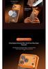 Walnut ProMax 16/15 Original Wood Magnetic Suction Phone Case with Aroma Metal Borderless Protection