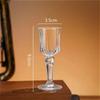 15ml Cocktail Glass Exquisite Drinking Glasses Wine Goblet Small Wine Glass 2pcs Sets Transparent Spirits Cup Shot Glass Gifts
