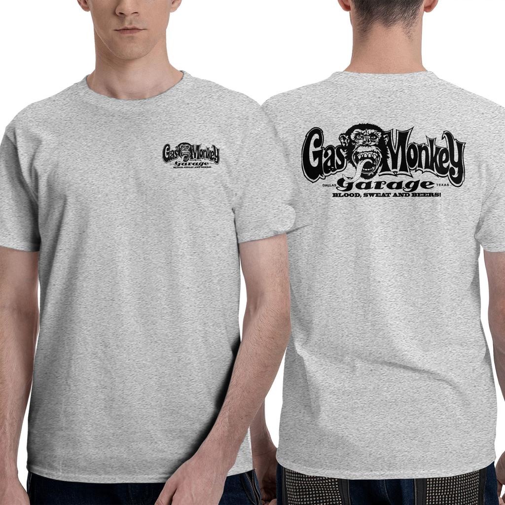 Men T-Shirt Gas Monkeys Garage Graphic T Shirts Popular  Summer Tees Streetwear Casual Cotton Tops Gift