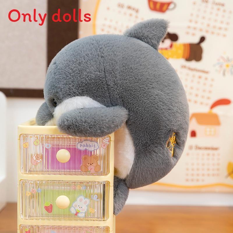 Plush Seal Toy Soft Short Pile Animal Decor For Kids And Office Relaxation