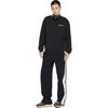 New Balance Sweatshirts Unisex Black Crew Neck Moderate Regular 5CD38141-BK