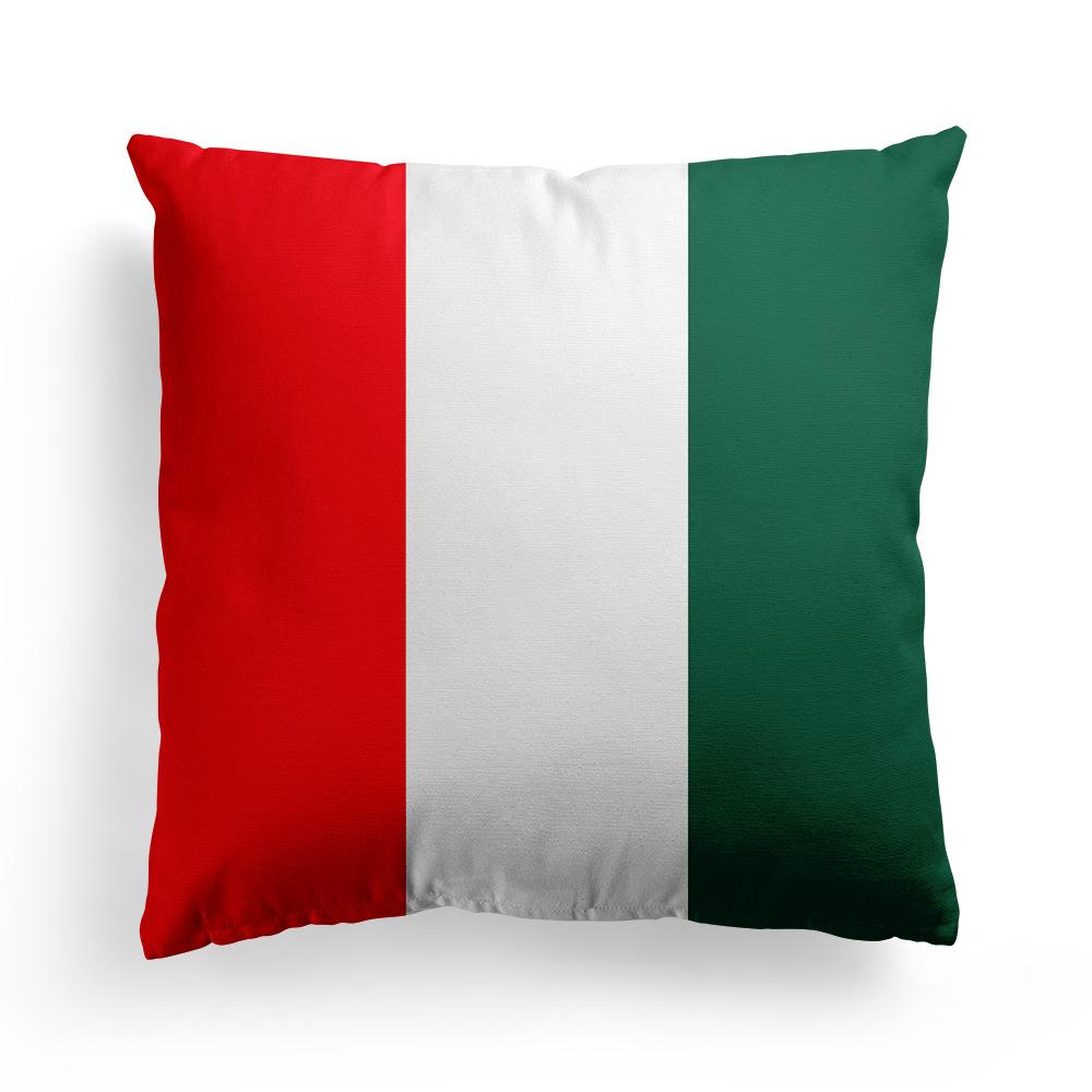 Sofa Pillow Case Does Not Include Pillow Core Living Room European-style Rice-shaped National Flag Mediterranean Bay Window Pillow British Style