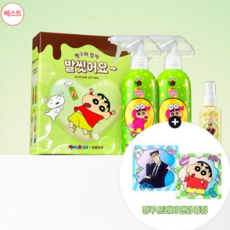 [Shin Chan Edition] On The Body Шампунь для ног Хлопок 385 мл Лимитированная серия Мятный шоколад