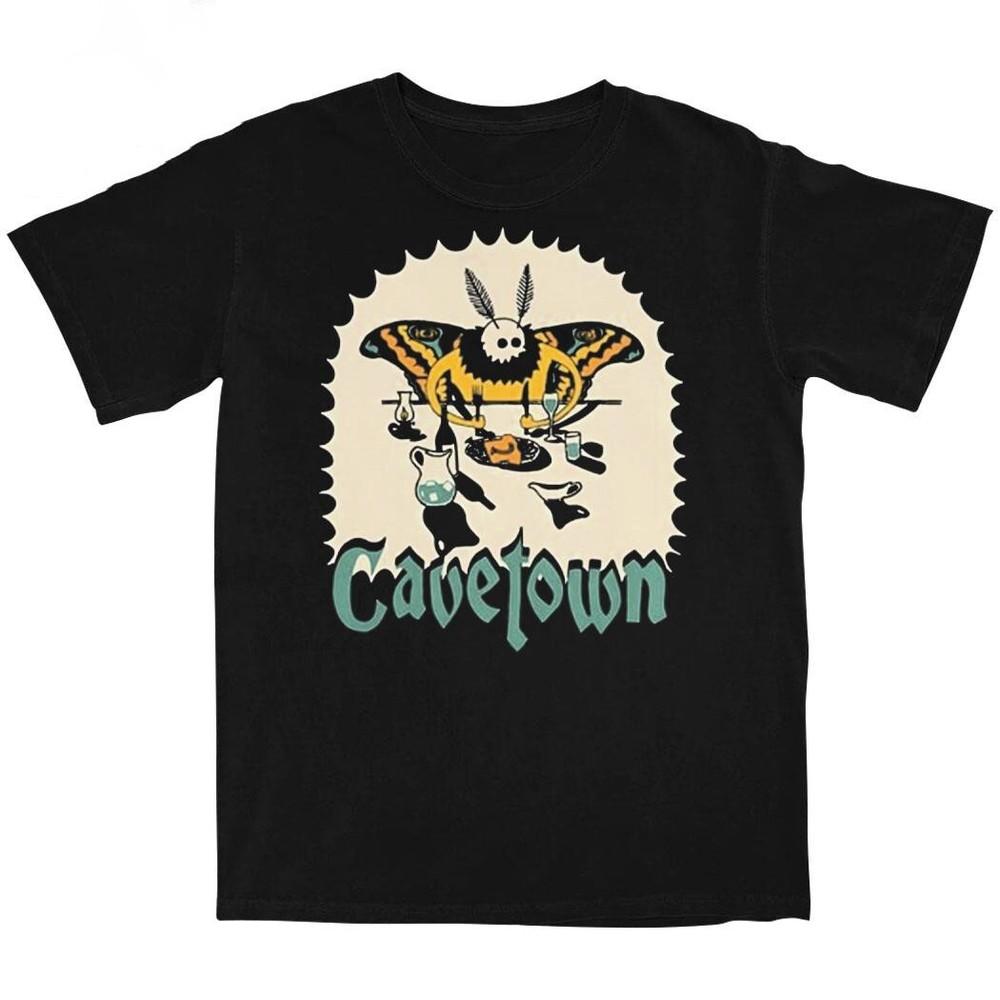 

SALE Cavetown Moth Dinner Tour Cotton Black S-4XL Unisex Shirt 4XL
