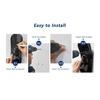 EVqiaoyi Lockable Type 1 EV Charger Holder Wall Mount J1772 Charging Nozzle Bracket Charging Cable Hook with Anti-Theft Lock