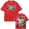 2026 New Grand Theft Auto V Game Tee Y2K Streetwear O-neck T-Shirt Summer Casual Comfortable 100% Cotton Tee
