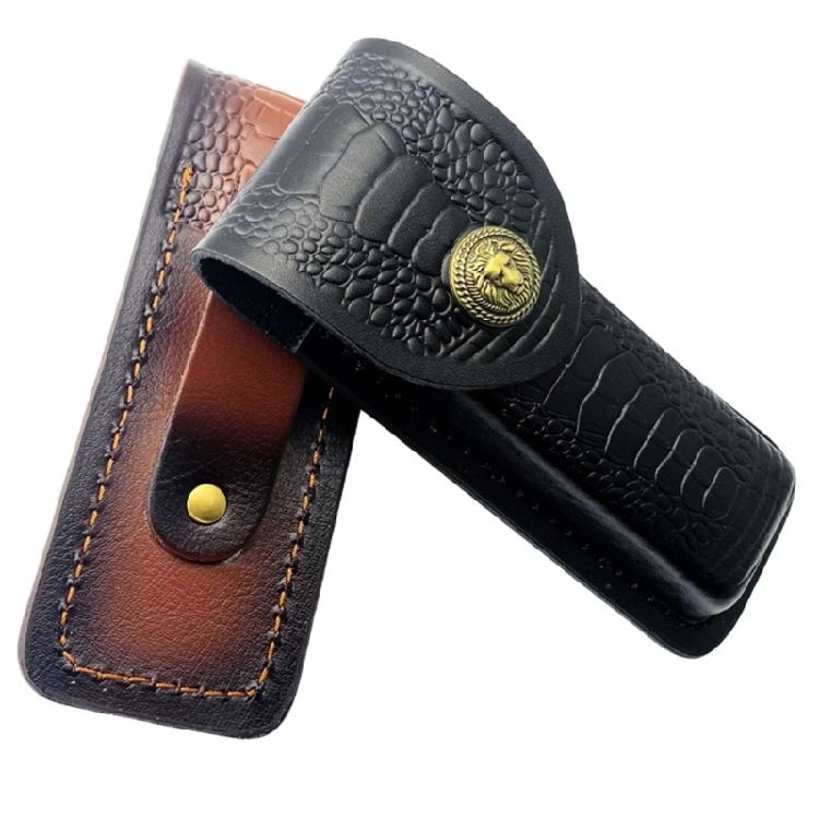 Unique Knife Straight Outdoor Bag Fixed Leather Knife Cover For Kitchen Storage