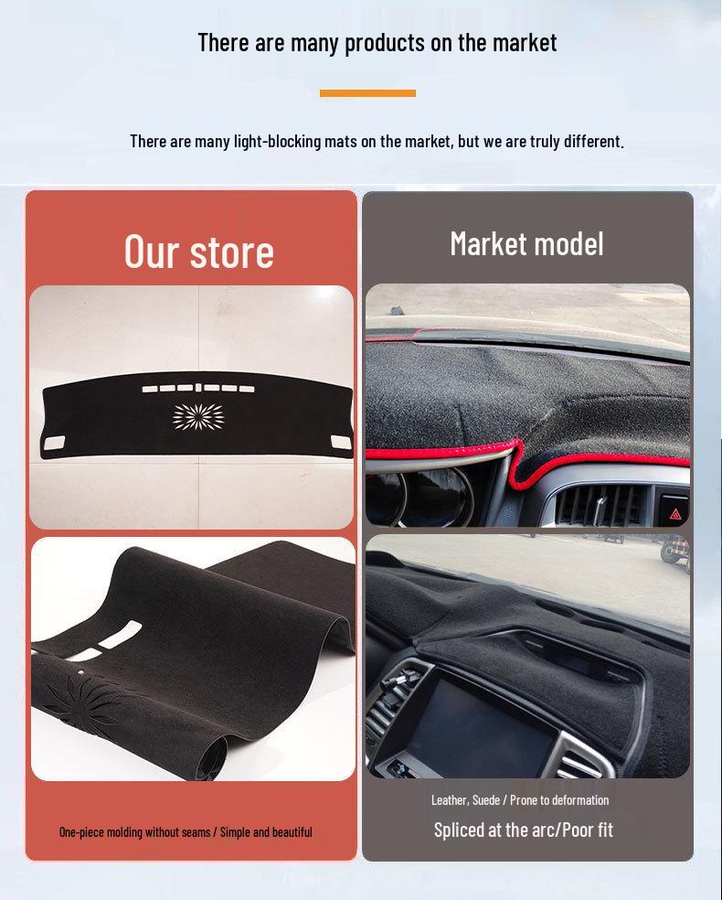 2025-2026 BYD Song Pro Dashboard Sunshade: Anti-Glare, Anti-Slip Mat for Sun Protection