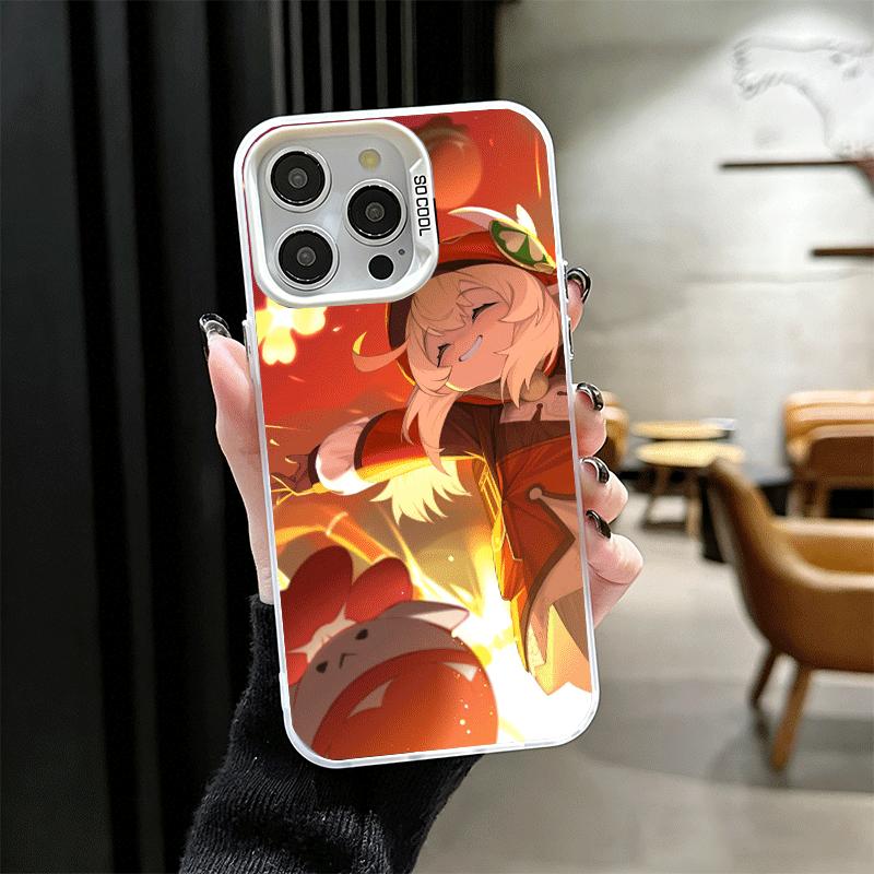 Genshin Impact Klee Shockproof Phone Case for iPhone 17 Air 16 16E 15 Pro Max 14 Plus 13 Mini 12 Back Cover Anti Fall Fundas