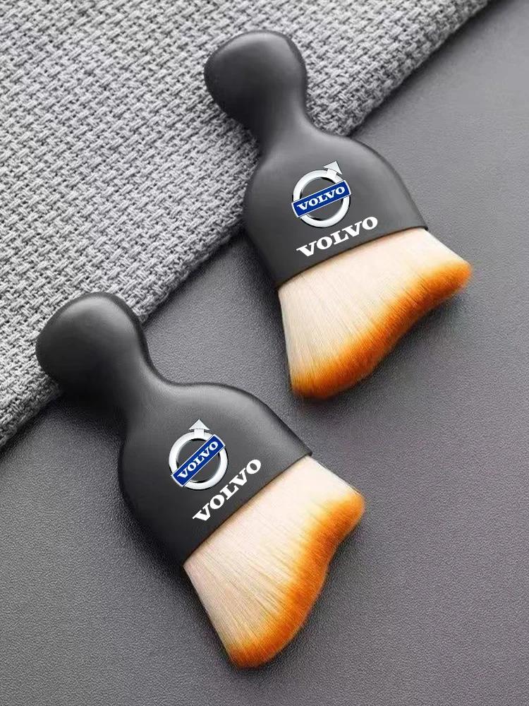 Car Cleaning Tool Soft Brush Crevice Dust Removal Clean Brush For Volvo Polestar AWD V50 S60 XC60 S40 XC40 XC90 V60 S80 S90 V90
