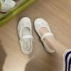 Fashion 2025 Spring Women's Fashion Color Blocked Shallow Mouth Casual Single Shoes Mesh Breathable Comfortable Versatile Flat Sneakers