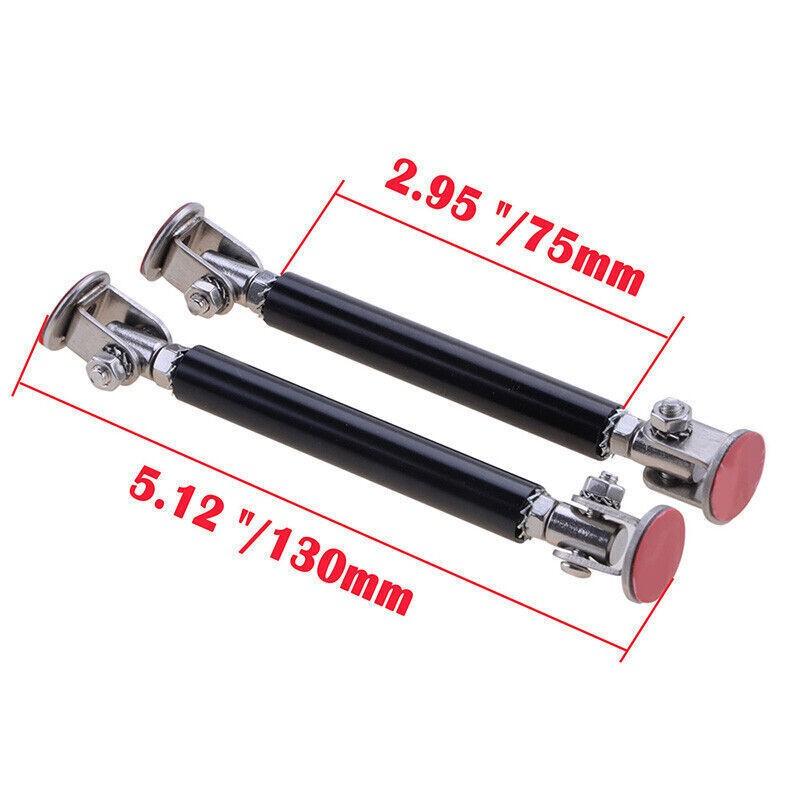 2.9'' Adjustable Front Bumper Lip Splitter Strut Brace Rod Tie Support Bar