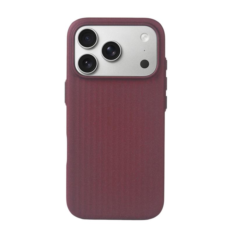 

Matte Sand Grittiness Corrugated Magnetic Hard Case For iPhone 17Pro 16 17 Pro Max For Magsafe Wireless Charge Shockproof Cover For iPhone 17Pro Max