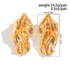Trendy Alloy Studs Earrings with Distinctive Geometric Pattern Perfect for Women Who Love Statement Jewelry