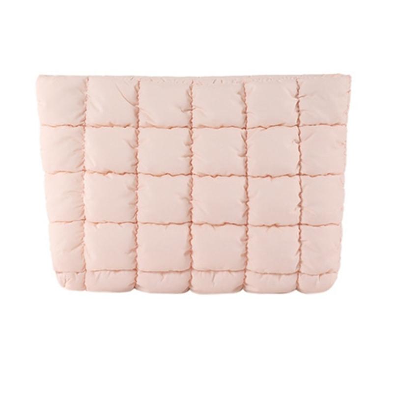 Stylish Pleated Handbag And Cosmetic Pouch For Women Practical Makeup Bag Suitable For Parties And Everyday Use
