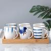 Japanese Ceramic Mug Home Living Room Placed Cups Office Hospitality Water Cup Set Afternoon Tea Set