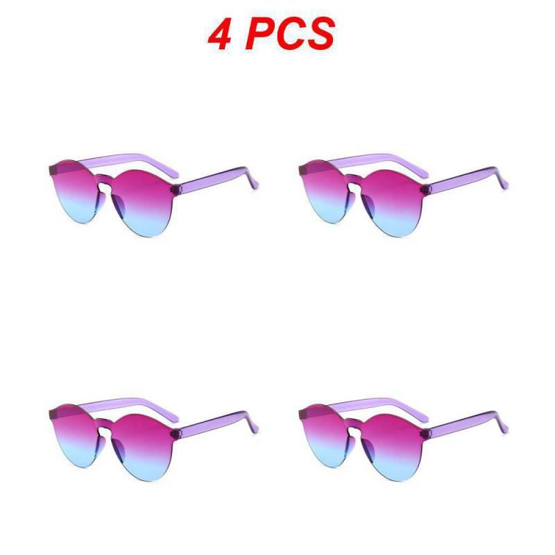 2/4/6PCS Photochromic Glass Fashion Brand Design Sport Sunglasses Cycling Fashion Style Outdoor Circle The Sun Sunglasses