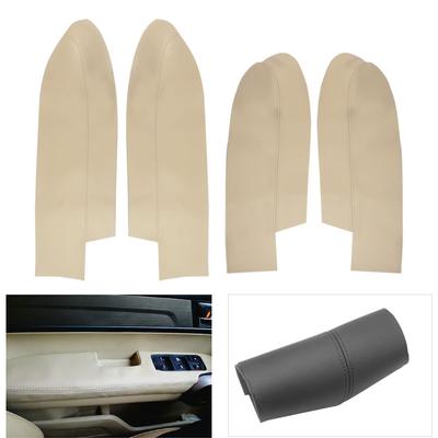 1 Pár DIY Mikrovláknová Kůže Přední / Zadní Dveřní Panely Kryty Podloketníků Ochranný Lem Pro Honda CRV 2007 2008 2009 2010 2011