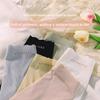 Female Summer Thin Silk Cotton File Ice Non Trace Prevent Exposed Underwear
