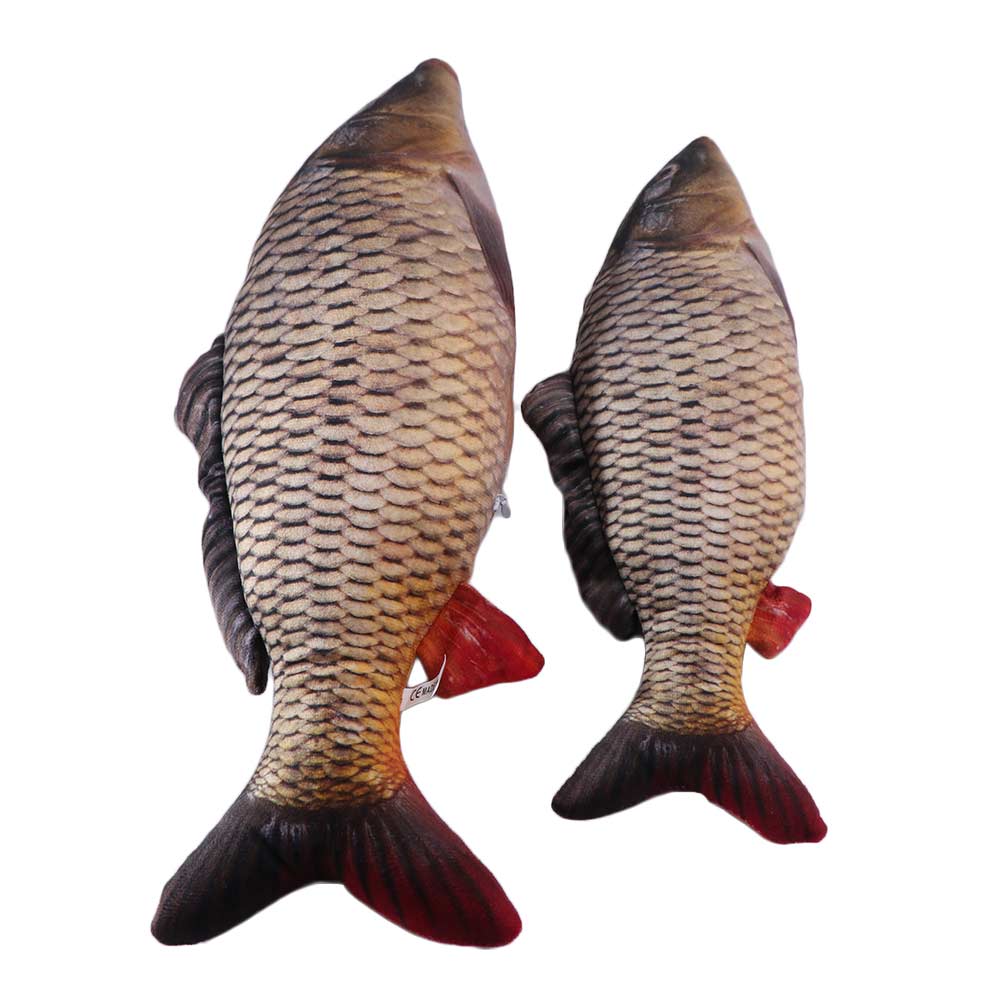 Mossambica Simulation Fish Plush Toys Tilapia Fish Anime Pillow Dolls Home Decoration