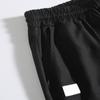 Four Seasons New Slim Casual Trousers Simple Leisure Pure Colour Spell Leather Trousers Micro Elastic Youth Popular Trousers