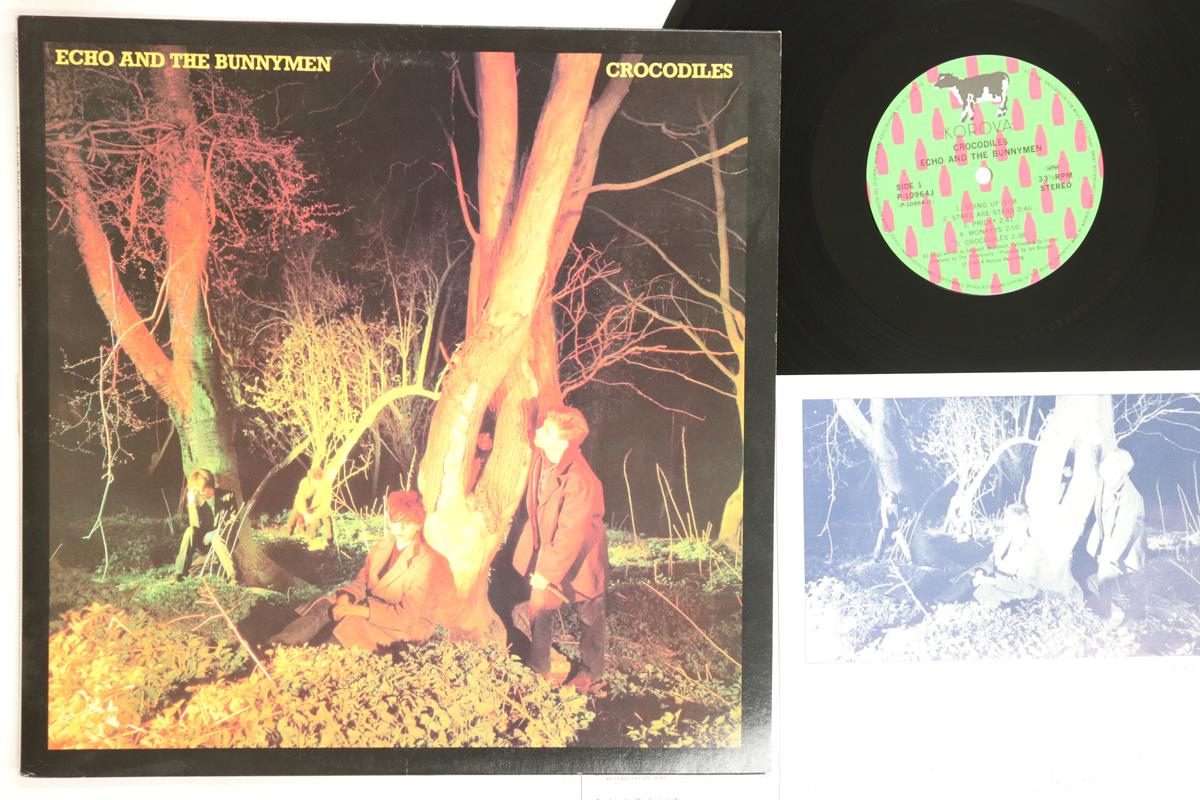 

LP Record ECHO THE BUNNYMEN Crocodiles P10964J KOROVA 1980 Japan Rock Used