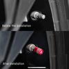 4PCS Aluminum Car Tire Valve Caps for Mitsubishi All Models Outlander Lancer ASX Wheel Rim Valve Stem Cover Dustproof Accessorie
