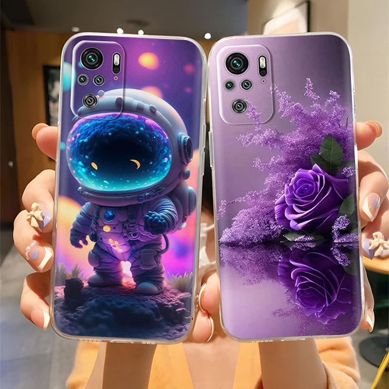 Clear Case For Redmi Note 10 10T 10S Simple Phone Back Cover For Redmi Note10 10 S 10 T Soft TPU Silicone Phone Cases Fundas