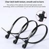 Pack Of 100 Strong Polyamide Fastening Bands With Screw Holes For Reliable Cord Management And Organization