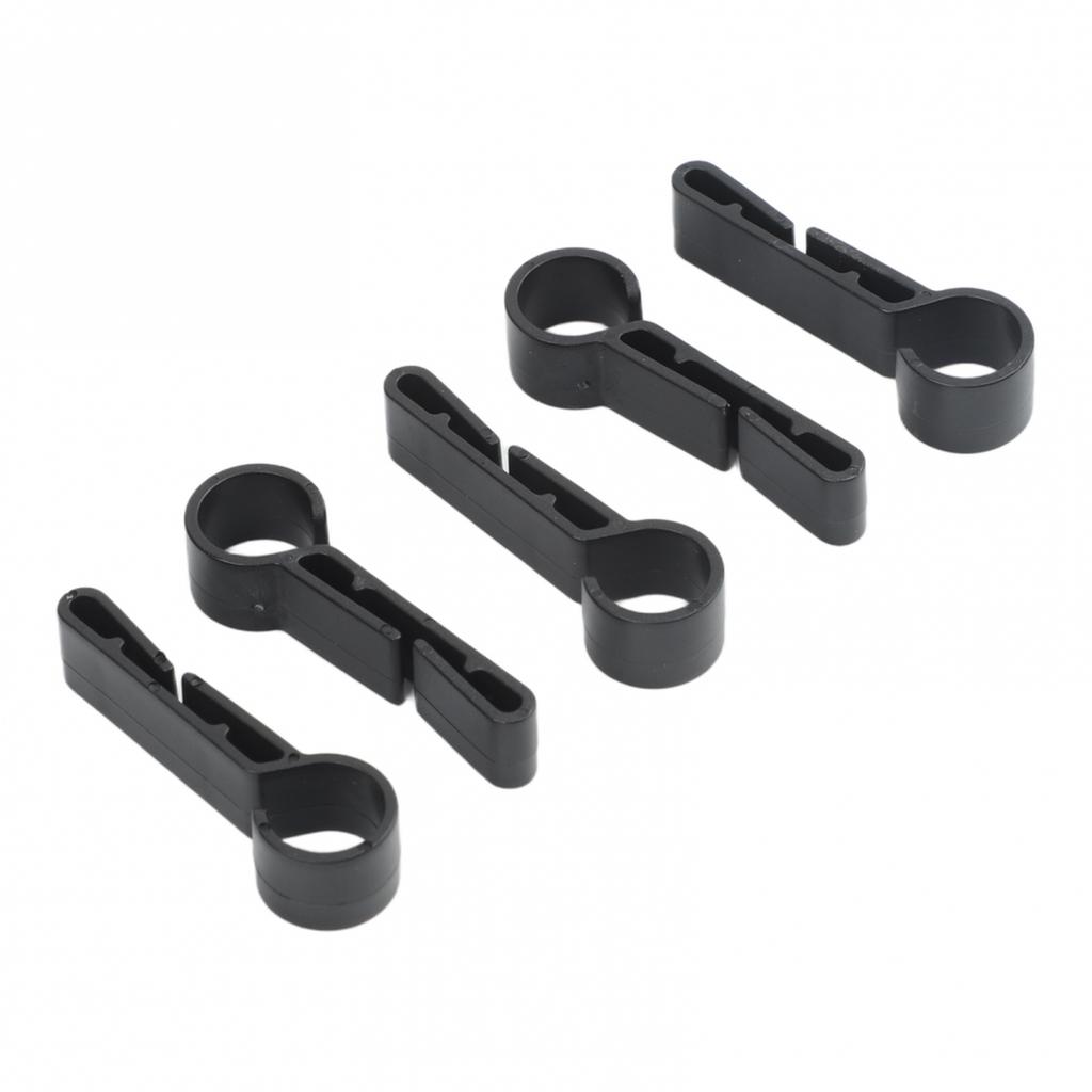 Headlamp Clips 30 Pcs Sturdy Plastic for Secure Helmet Fixing During Activities
